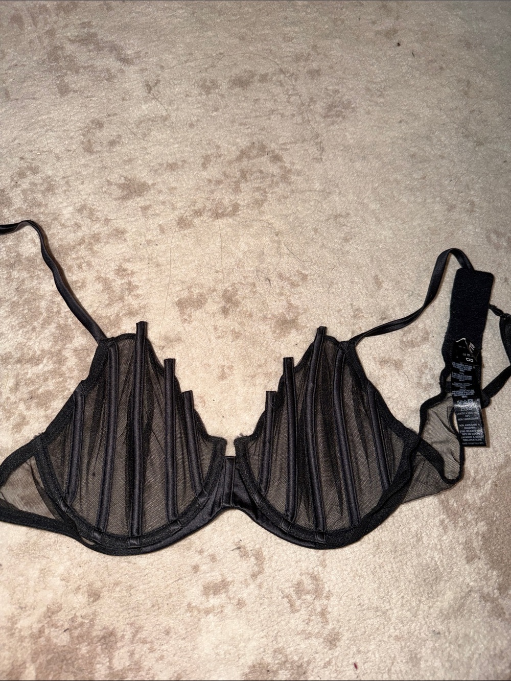 La Perla Black Sheer Underwire Bra
